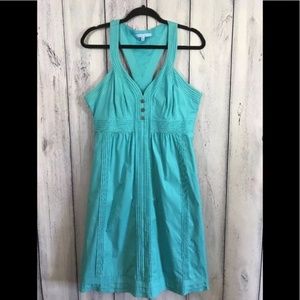 Antonio Melani Cute Teal Blue Halter Dress SZ 10